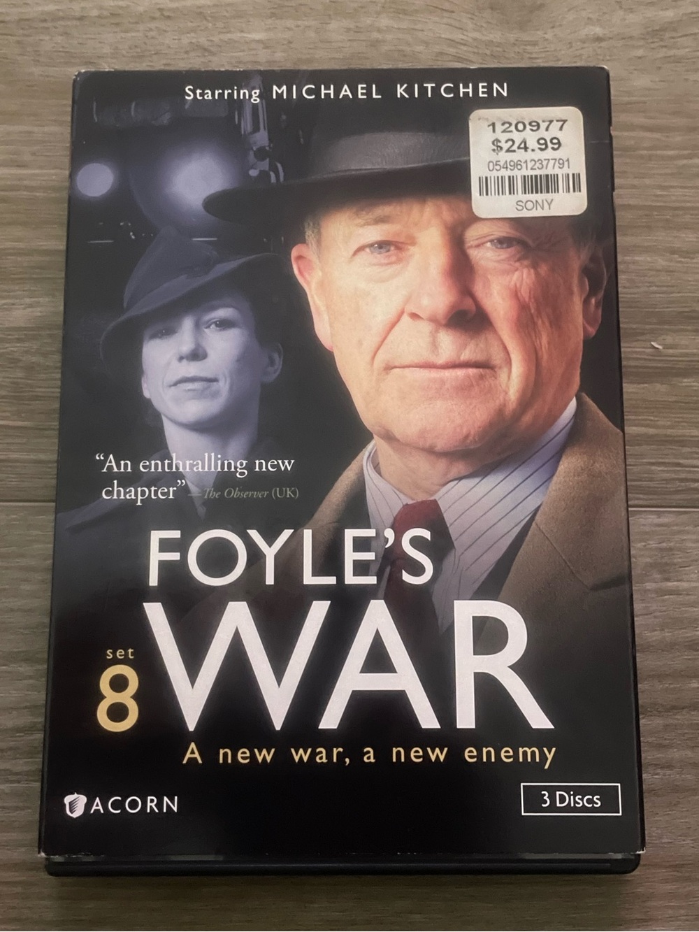 Foyle's War DVD Set 8 Acorn 3 Disc